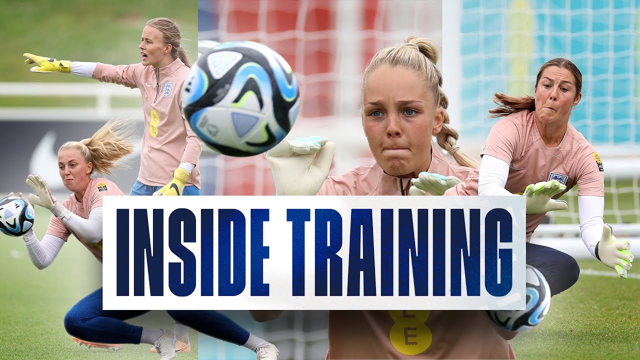 🧤 Earps, Hampton, Roebuck & Ramsey Take On a High Energy Reaction Save Session! 🔥 | Inside Training