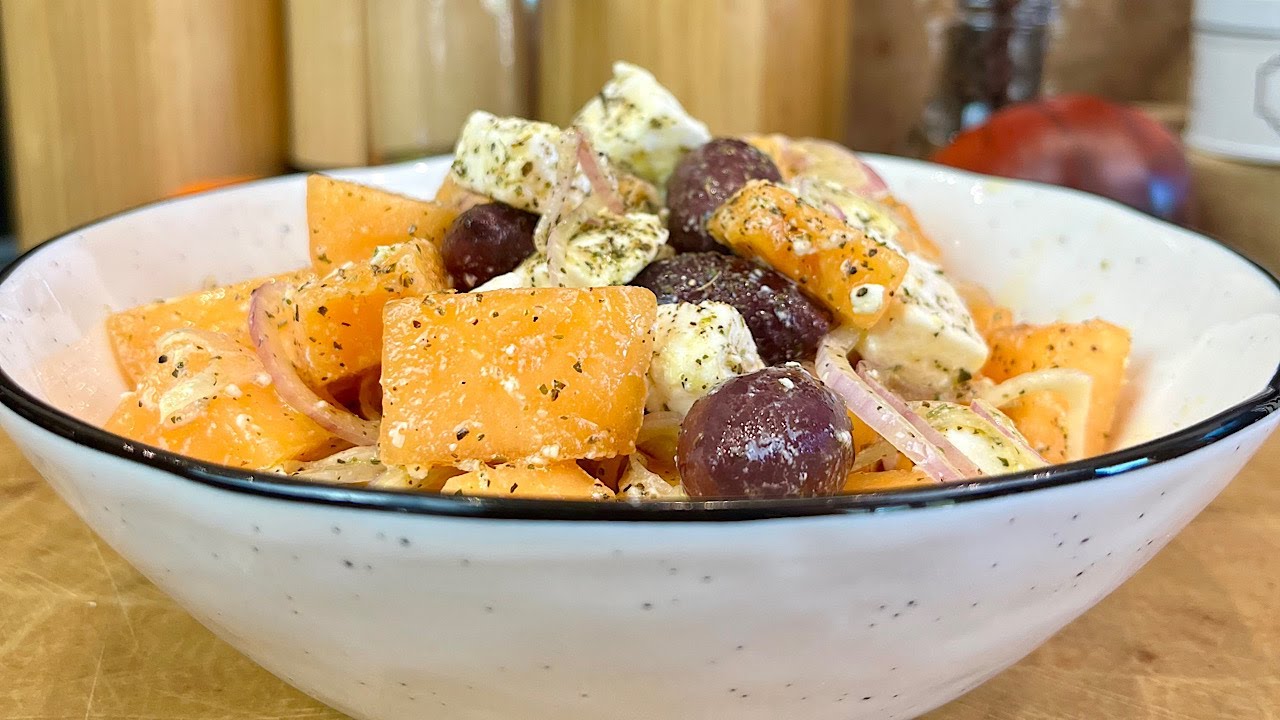 Salade de melon à la Grecque