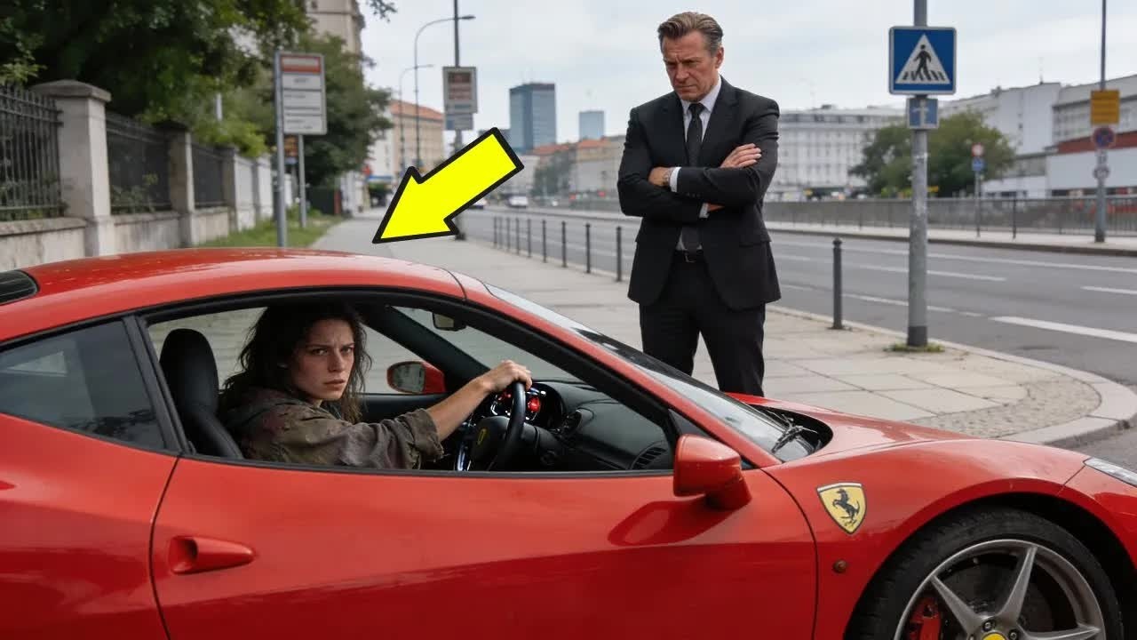 Vom Spott zur Überraschung： Obdachloses Mädchen reagiert auf Millionärs Ferrari Herausforderung