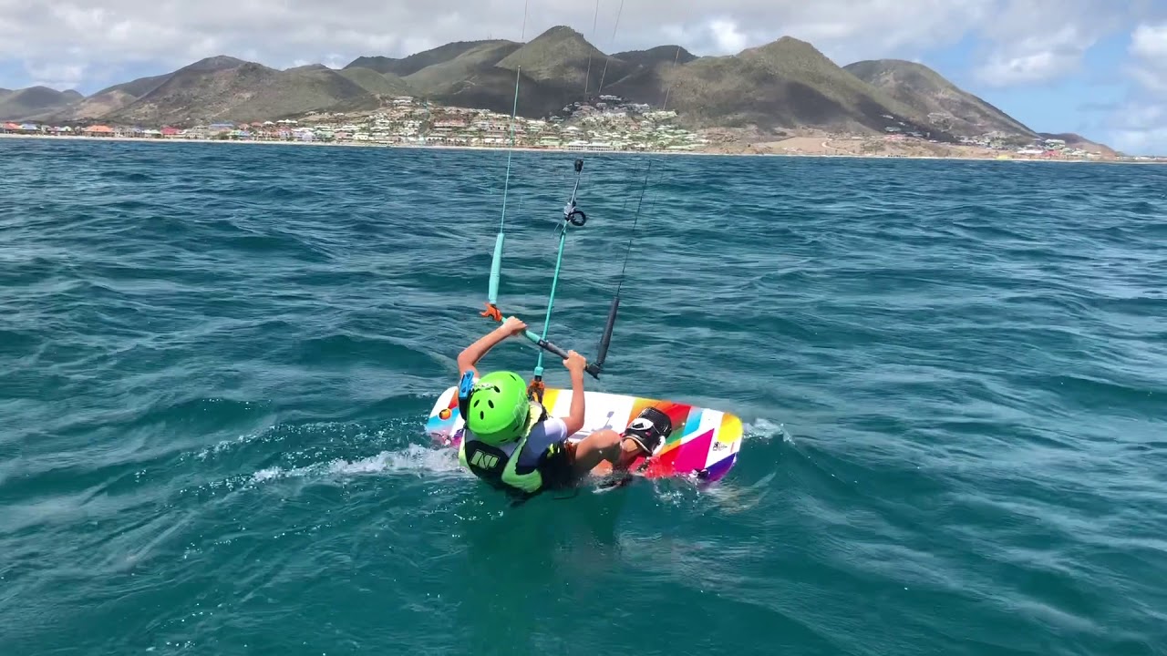 Stage kitesurf enfants Saint Martin