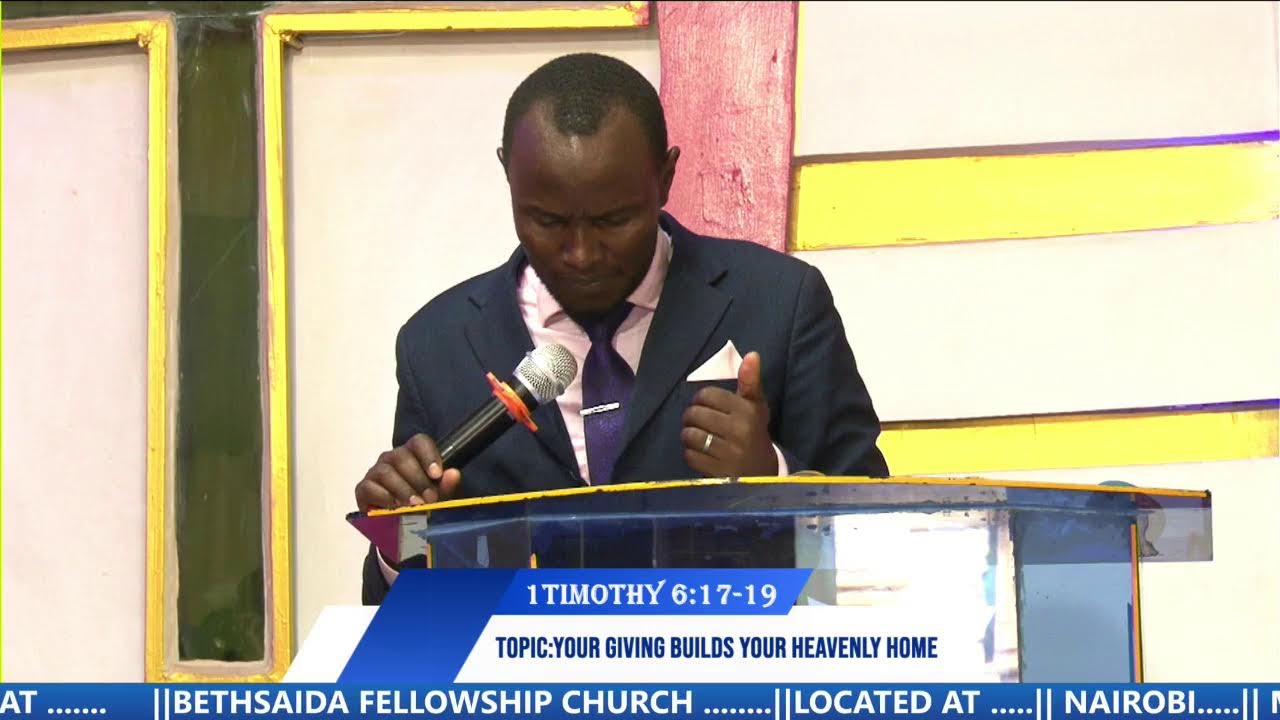 TOPIC::YOUR GIVING BUILDS YOUR HEAVENLY  HOME
