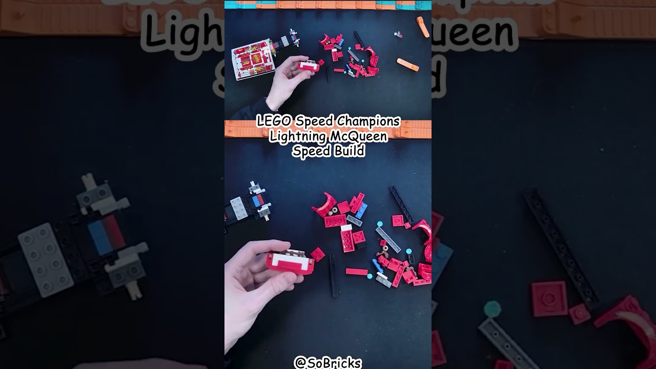 LEGO Speed ​​Champions Молния Маккуин 77255 Быстрая сборка @SoBricks 