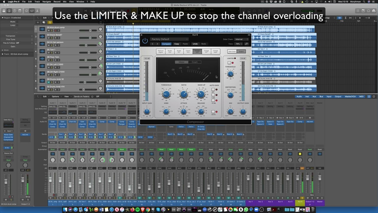 Parallel Compression in Logic Pro – A-Level Music Tech Tutorial