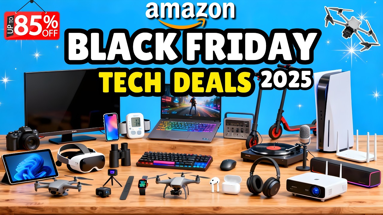46 SHOCKING Amazon Black Friday Tech Deals 2025—Only a Few Left!
