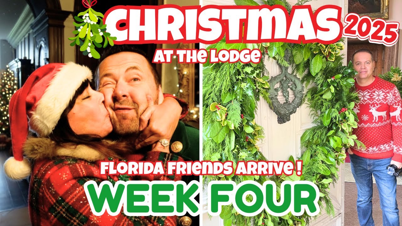 Christmas Week 4 Our Friends arrive from Florida | Christmas afternoon tea | Vlogmas 2025