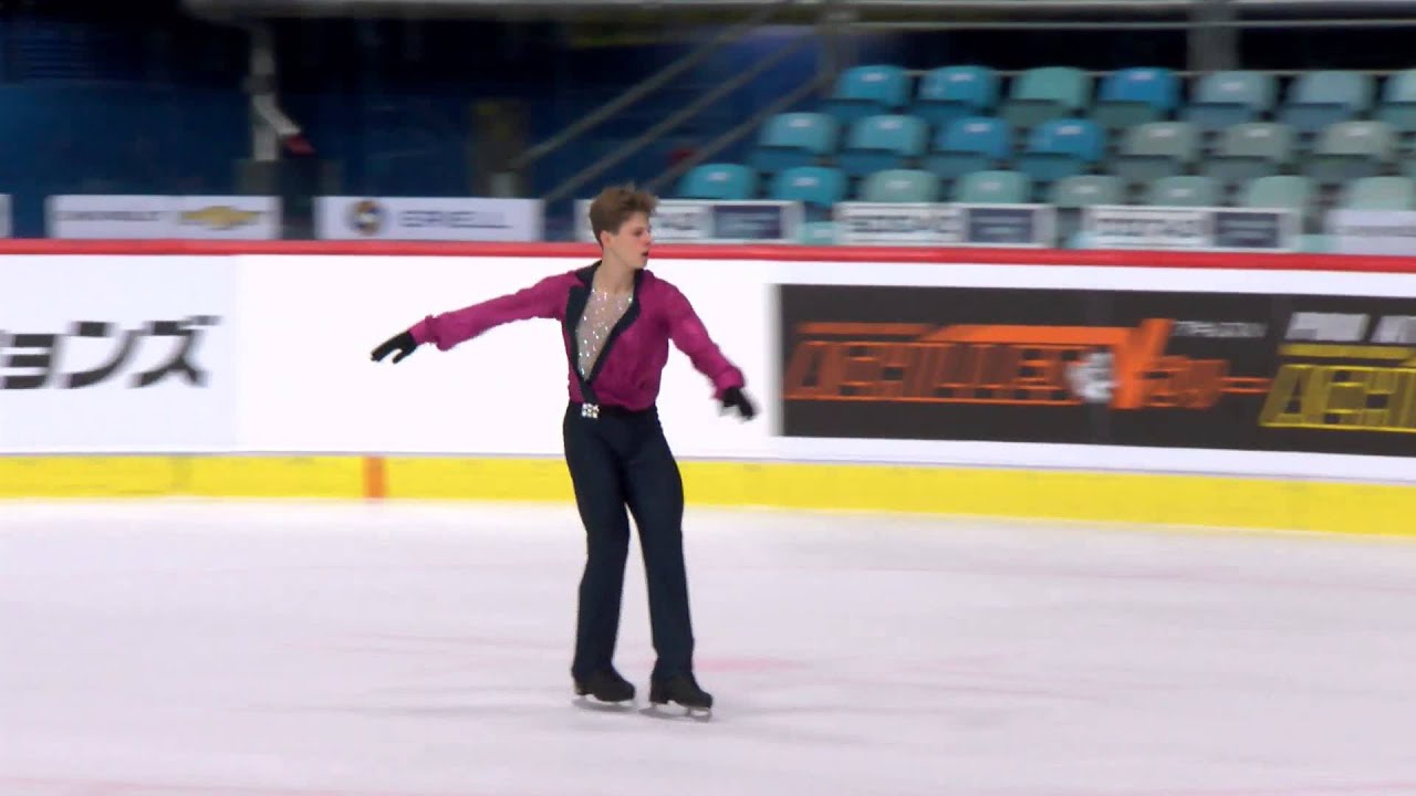ISU 2014 Jr Grand Prix Zagreb Men Free Skate Pavel IGNATENKO BLR