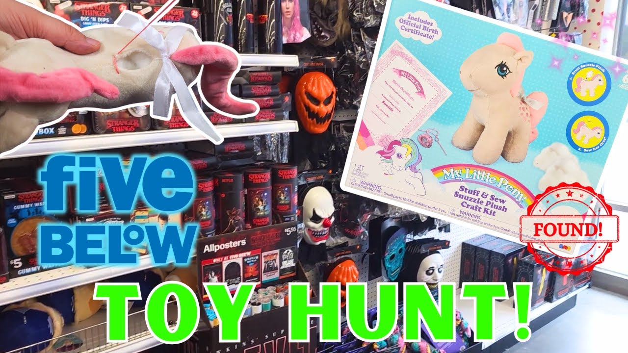 НОВЫЕ находки My Little Pony G1 в Five Below! Набор для творчества Stuff & Sew Snuzzle Plush + на...