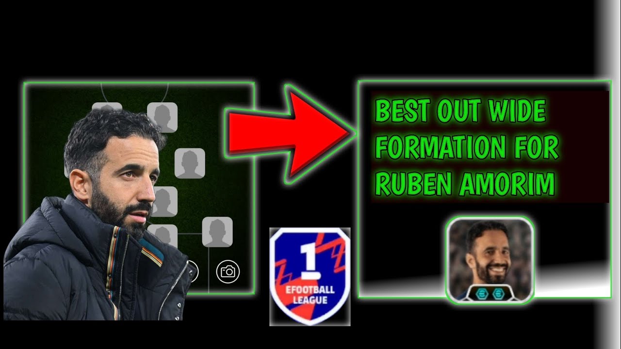 BEST OUT WIDE FORMATION FOR RUBEN AMORIM IN EFOOTBALL 2026 #efootball2026 #efootball #trending 