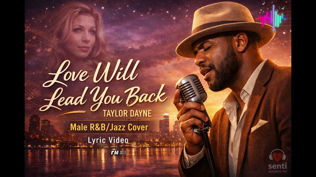 Love Will Lead You Back  - Taylor Dayne   Male RNB Jazz Cover Lyric Video