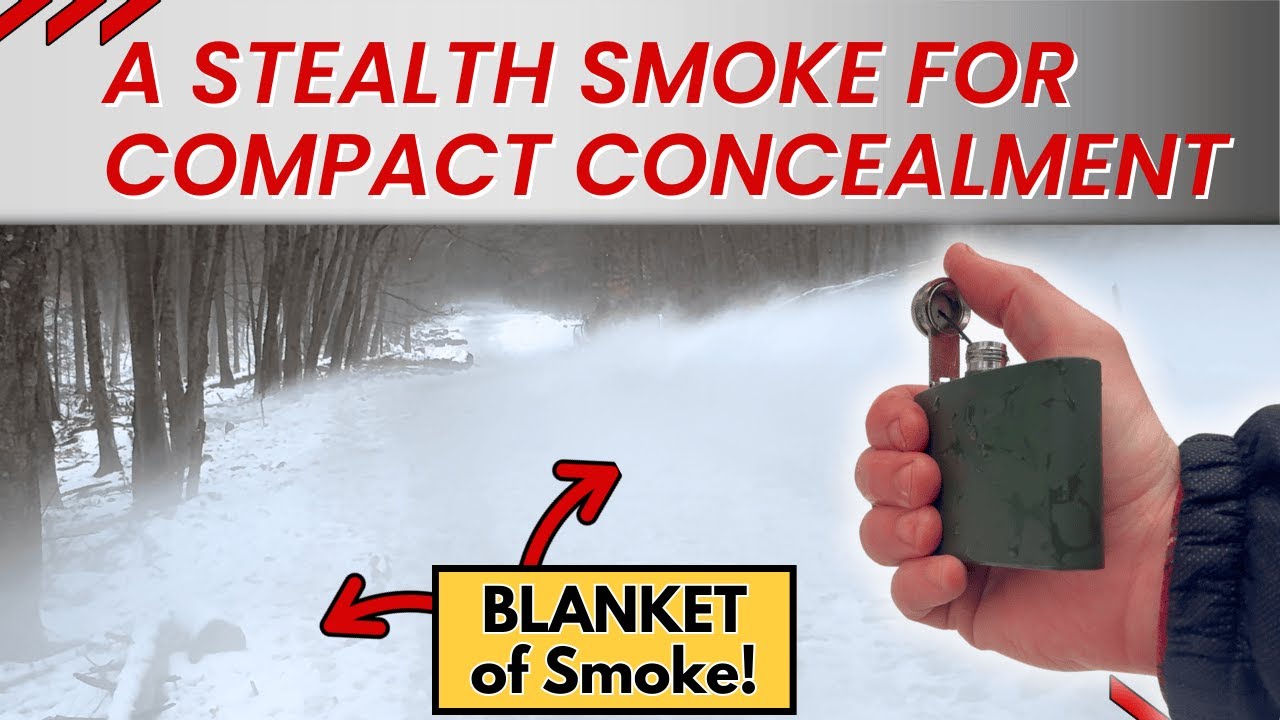 The Flask Fogger: A Stealth Smoke For Compact Concealment & Covert Ops