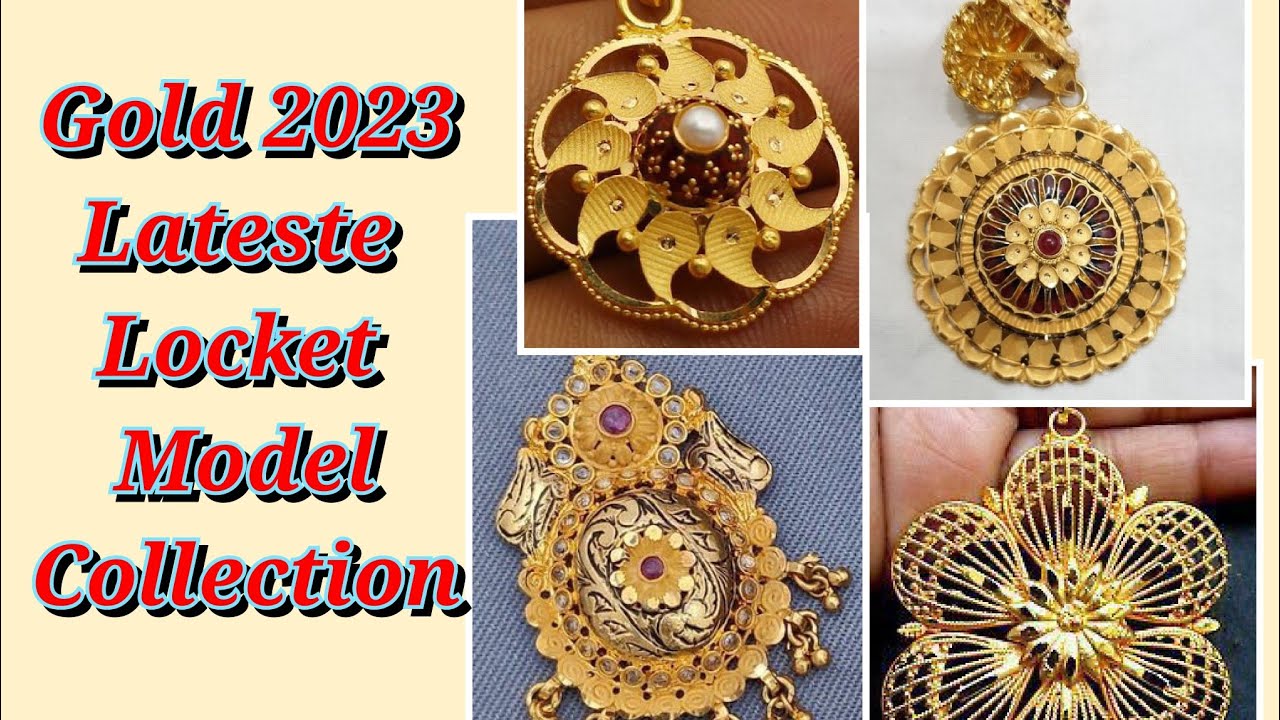 gold hallmark 2023 new model locket collections |@ponmahalvanthaal7946 #goldjewels #indianlocket