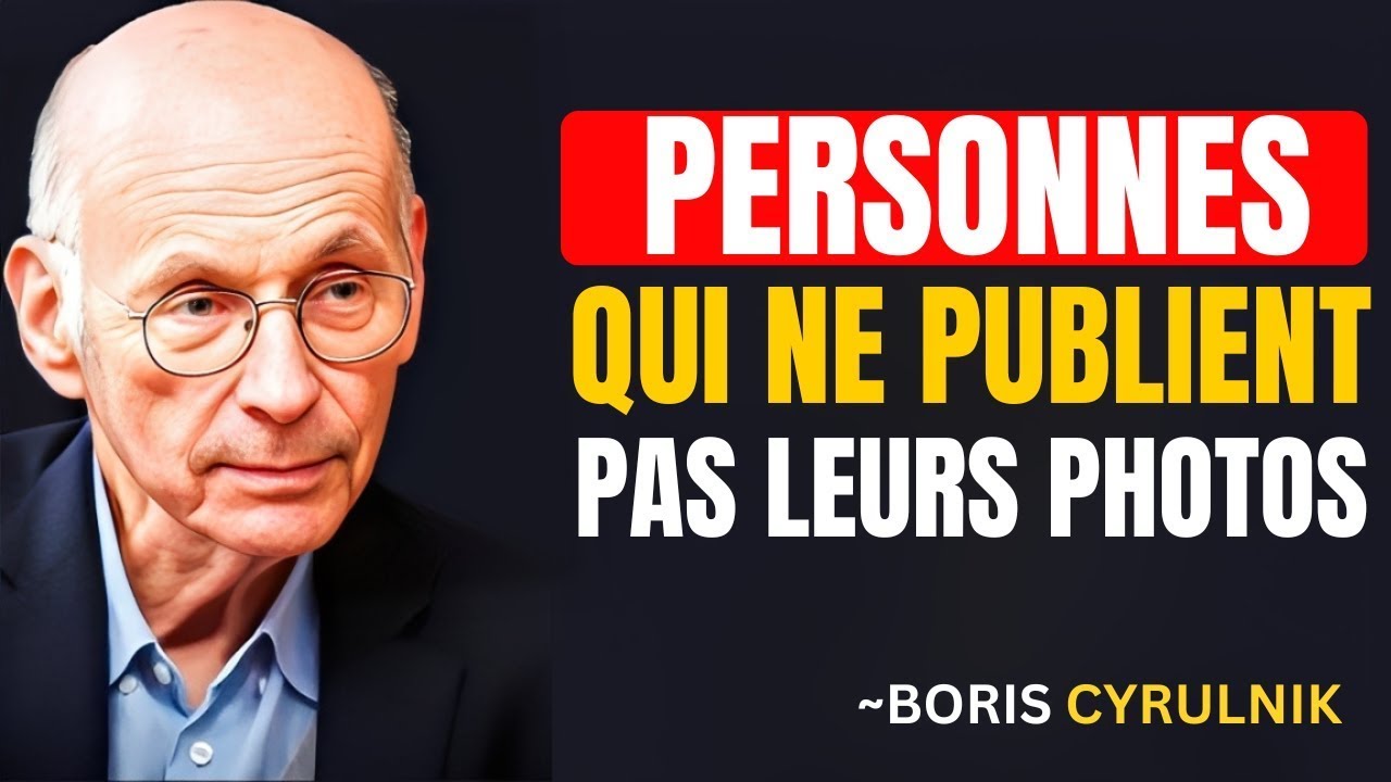 Psychologie des personnes qui ne publient pas leurs photos sur les réseaux sociaux | Boris Cyrulnik