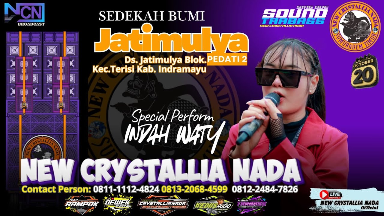 Live Streaming NEW CRYSTALLIA NADA - 20 OKTOBER 2025