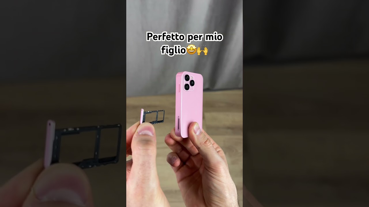 Perfetto per mio figlio🤩🙌 #telefono #giochi #iphone #samsung #phone #miniphone