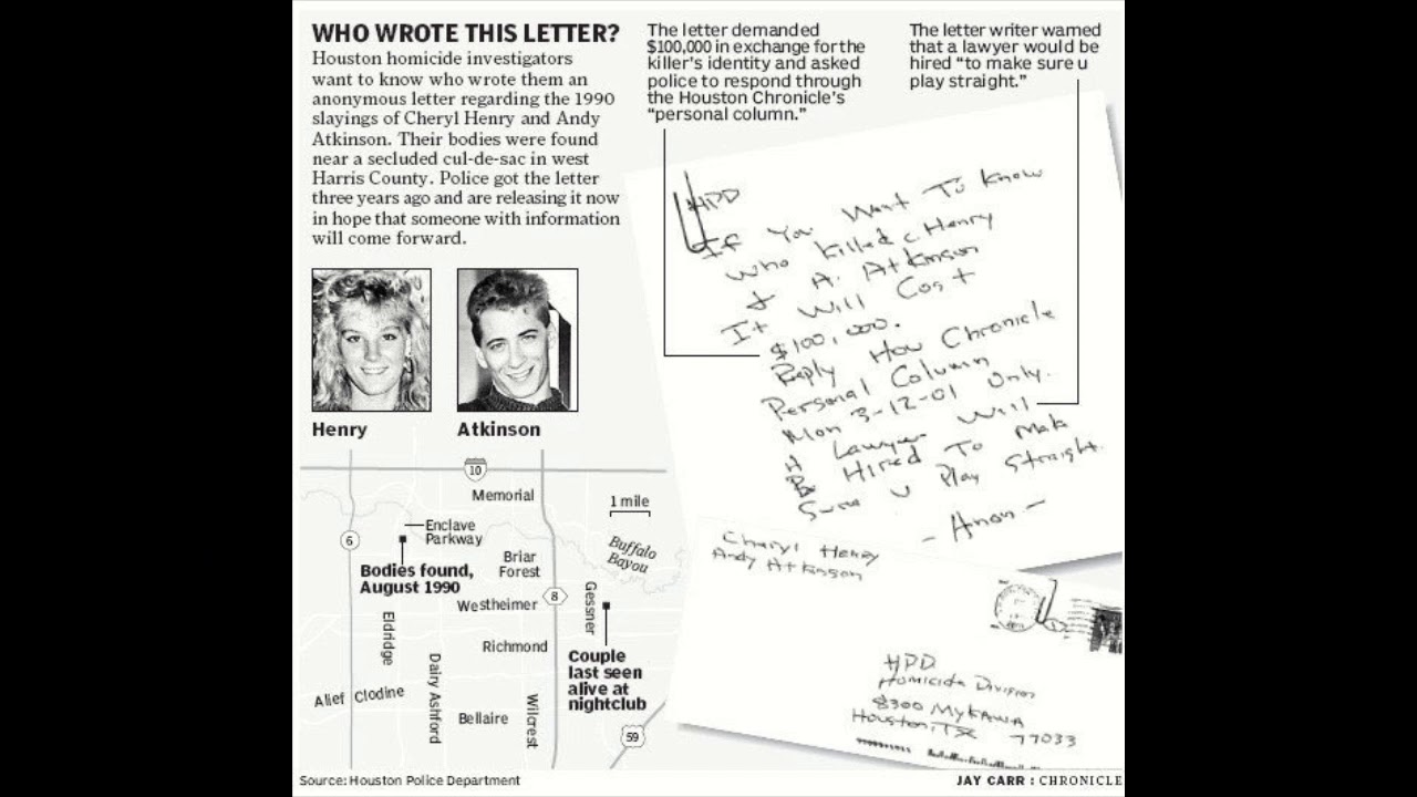 The Lover's Lane murders of Cheryl Henry & Andy Atkinson