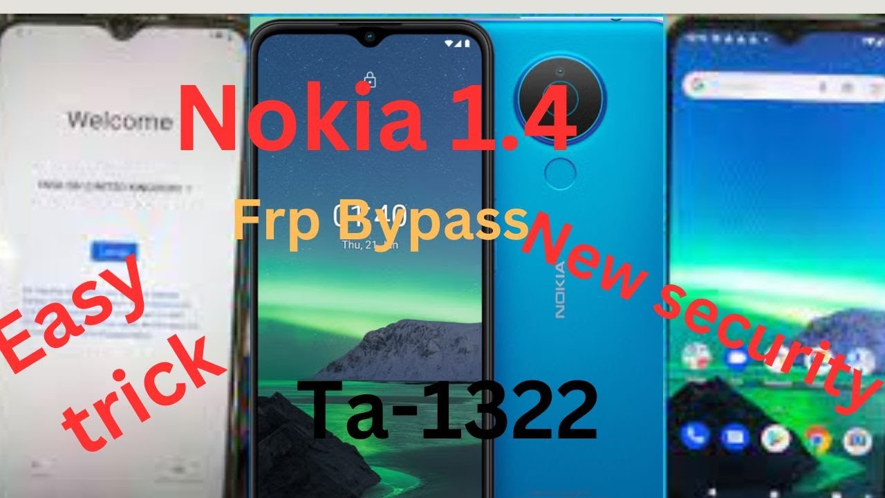 Nokia 1.4 TA-1322 FRP bypass/Google Account Lock remove 2024Ta 1323 ,1322 ,1342 ,1165 ,1380 ,1385