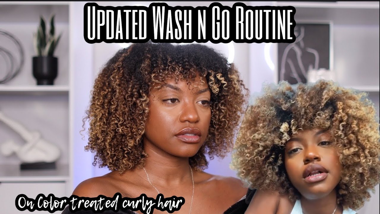 WASH N GO ROUTINE | THIS GEL + FOAM IS GIVING DEFINITION, SHINE & VOLUME!!