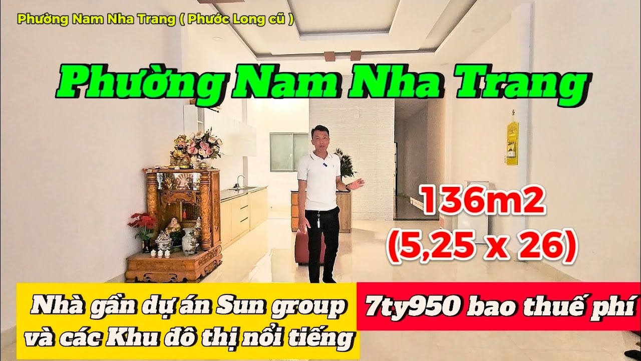 B.á.n nhà gần dự án Sungroupvà gần các Khu đô thị tại Nha Trang _ Nhà phố Nha Trang