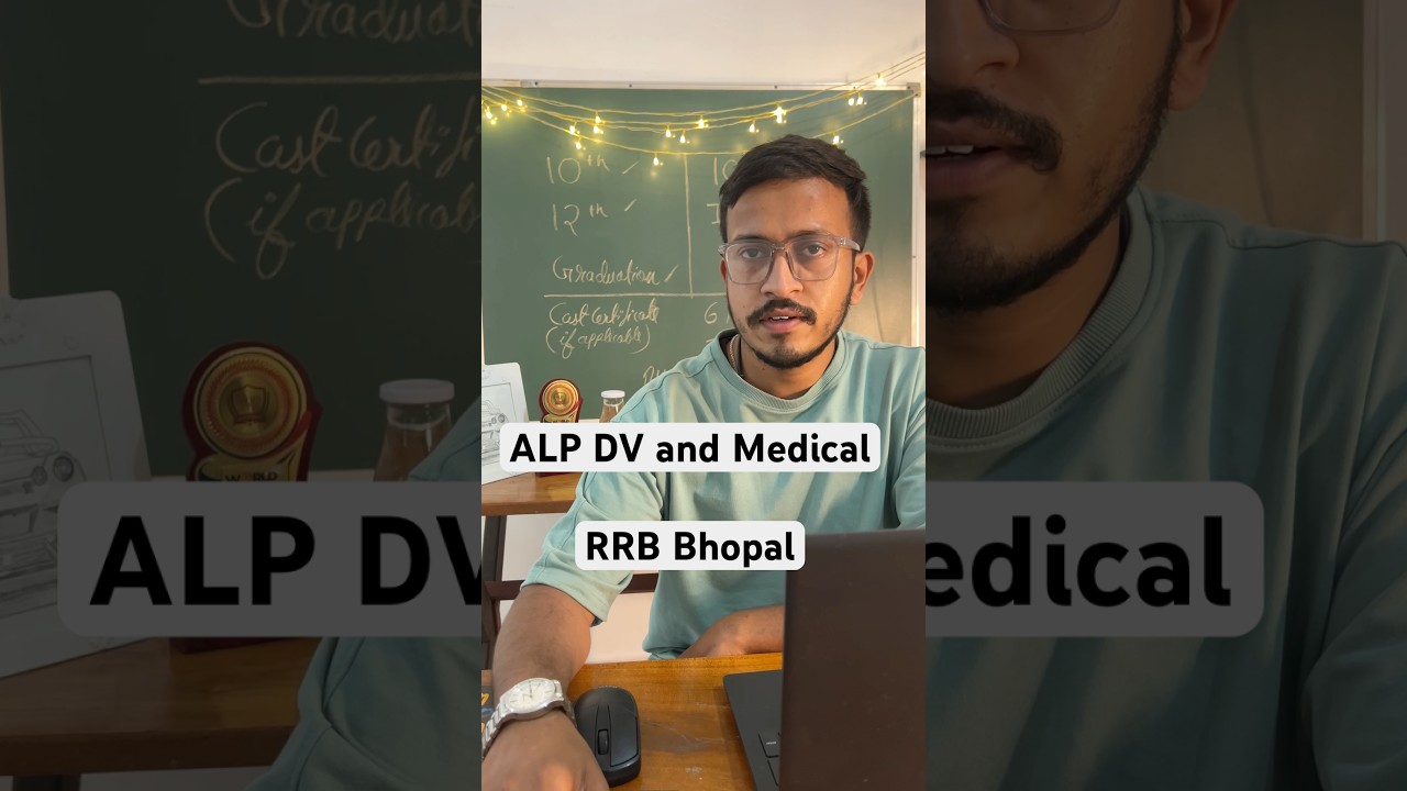 Alp DV and Medical RRB bhopal #alpresult #rrbscale3 #assistantlocopilot #motivation #rrbs