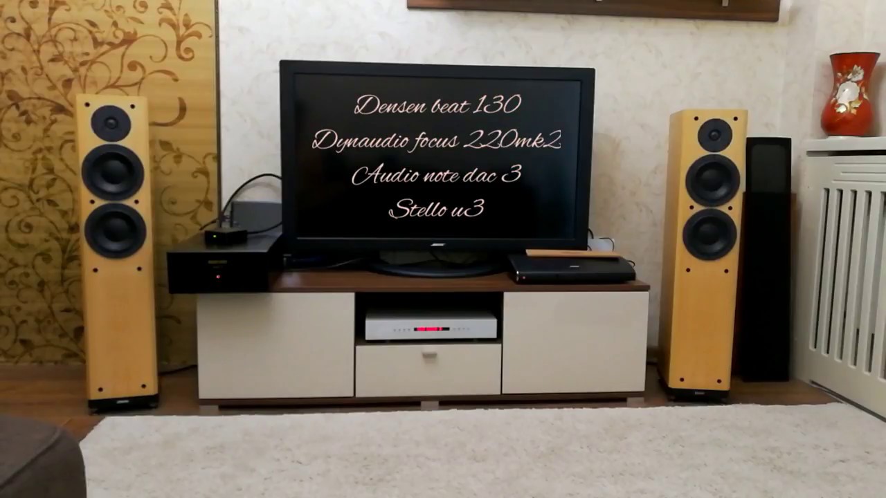 Dynaudio focus 220mk2 & densen beat 130 & Audio note dac 3