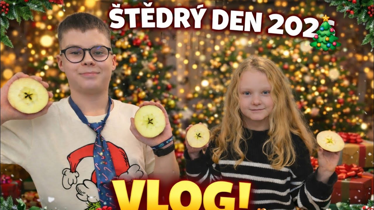 ŠTĚDRÝ DEN 2025🎄🎅✨ Tradice a rozbalování dárečků 🎁 #familylove #vánoce 