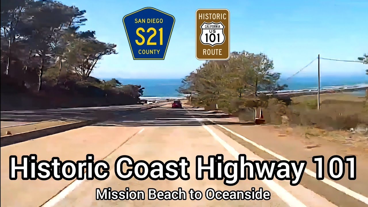 San Diego Coastline Drive Tour | Mission Beach to Oceanside, CA | S21 & Coast Highway 101