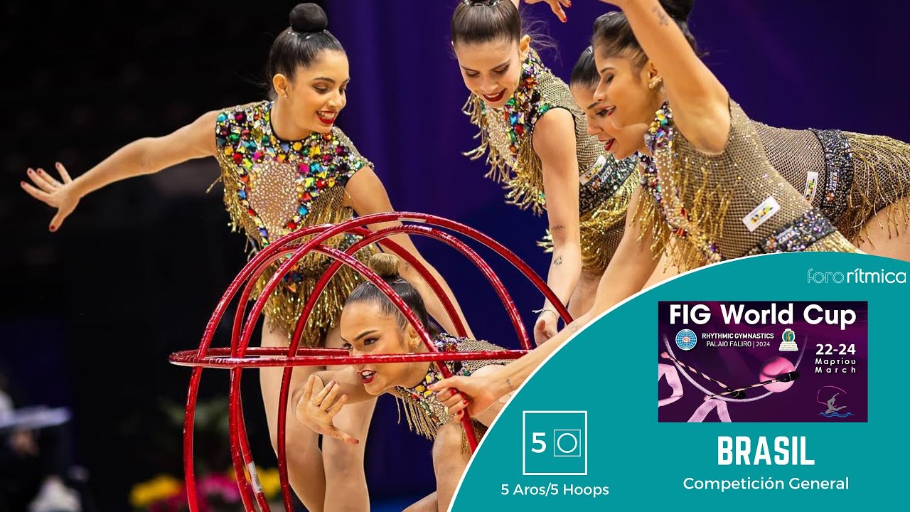 BRASIL 5 aros / 5 hoops World Cup Palaio Faliro 2024