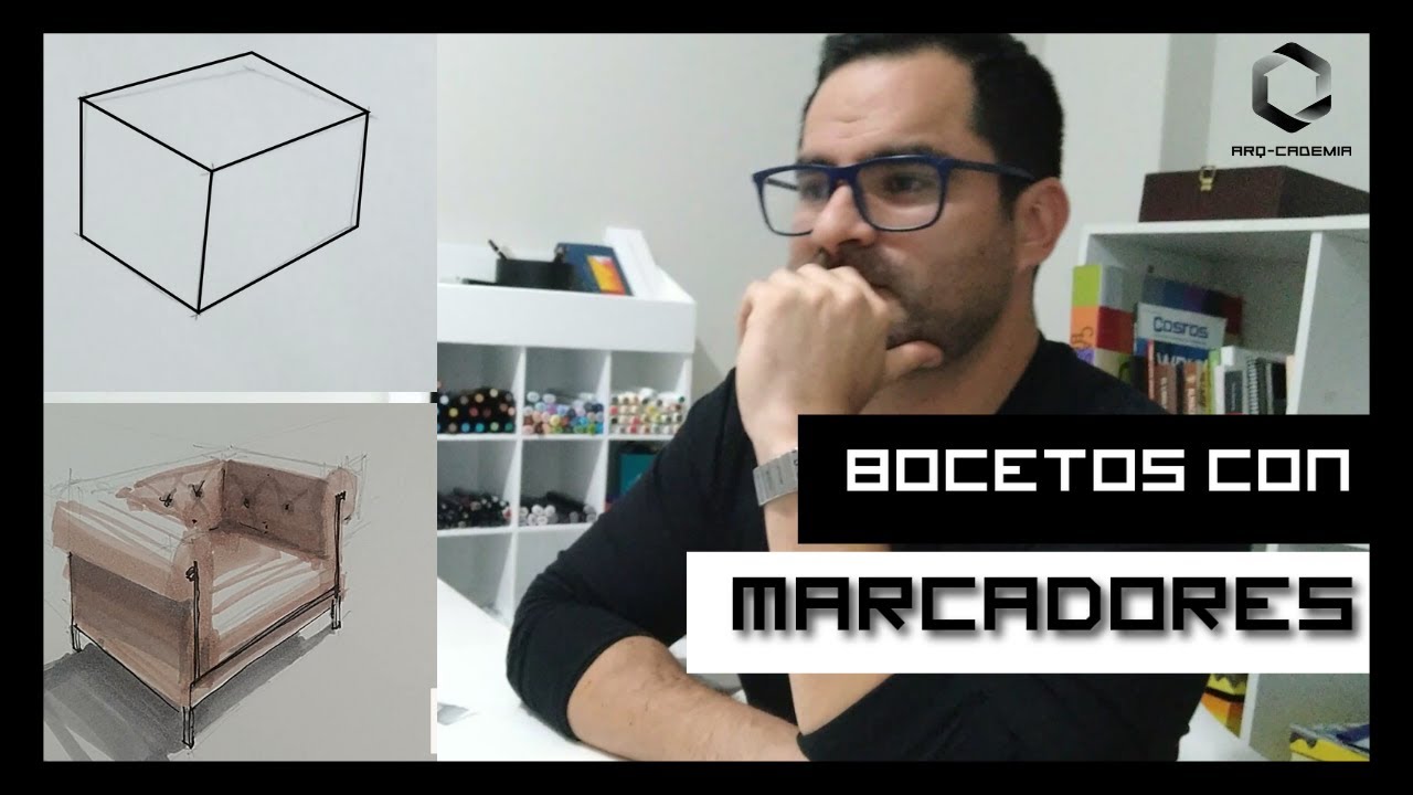 🔴Bocetos RÁPIDOS de Arquitectura / ¿Cómo pintar con MARCADORES COPIC?/ 2020