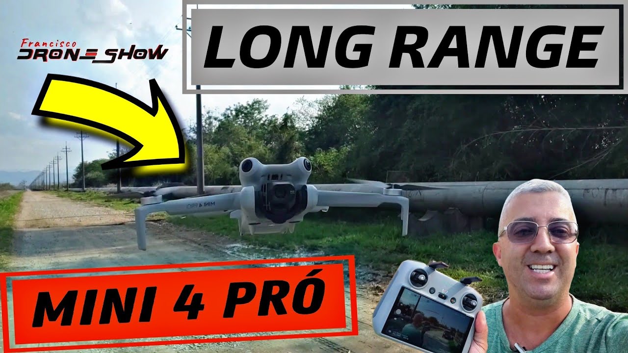Testamos o alcance do novo DRONE DJI MINI 4 PRÓ!