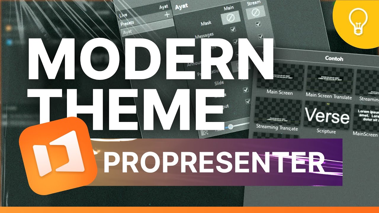 ✨ Design Theme di ProPresenter 7! - Ini Caranya