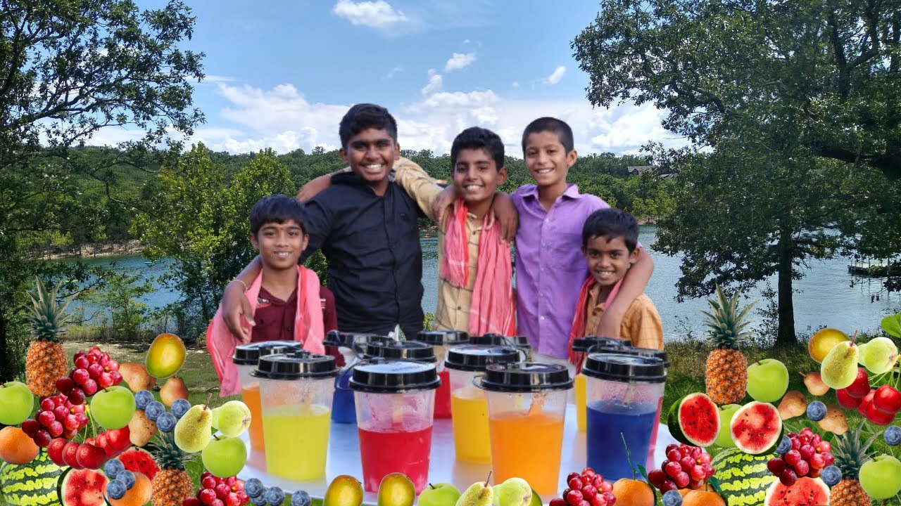 Kuchi Ice | Fruits Ice | Sticks Ice Candy | Popsicle Making in Kids Village Cooking