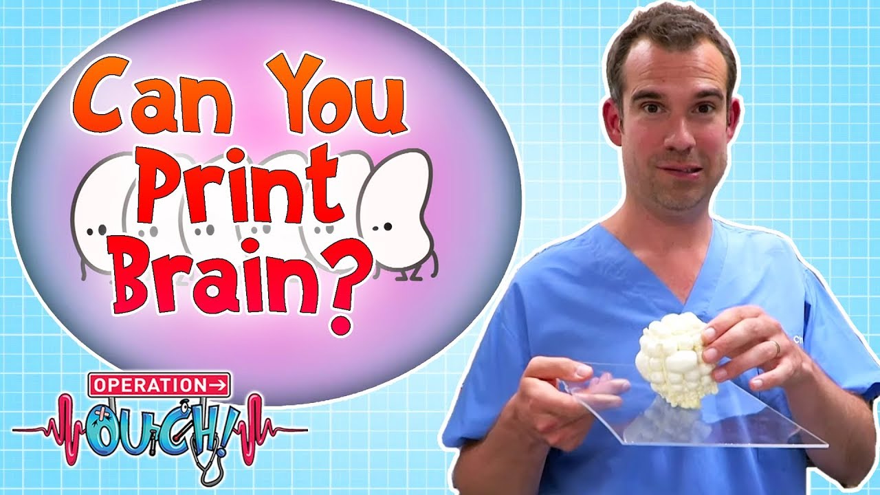 Can You Print Brain? | Operation Ouch | Science for Kids