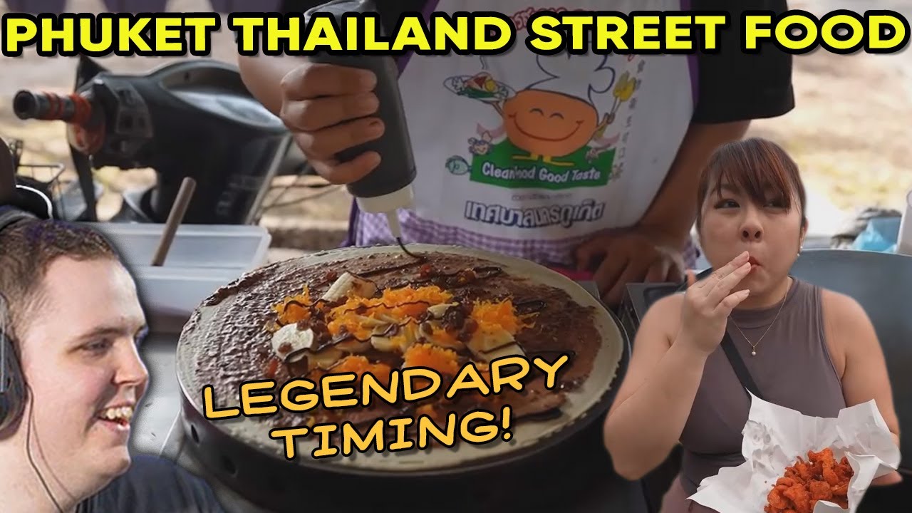 Phuket Street Food с участием легендарного момента | Реакция Bulldog на Dancing Bacons