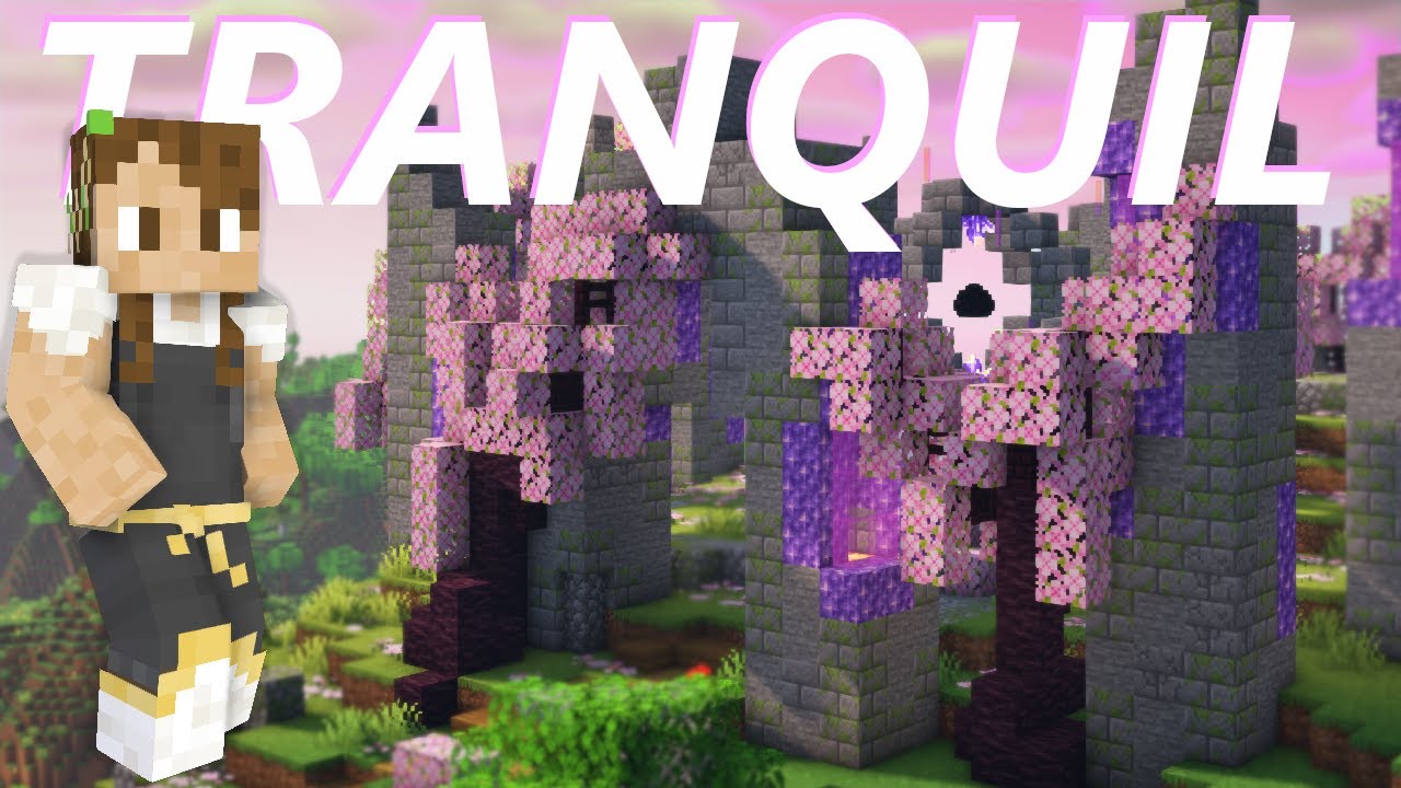 Cherry Grove Dragon Egg Shrine in Hardcore Minecraft