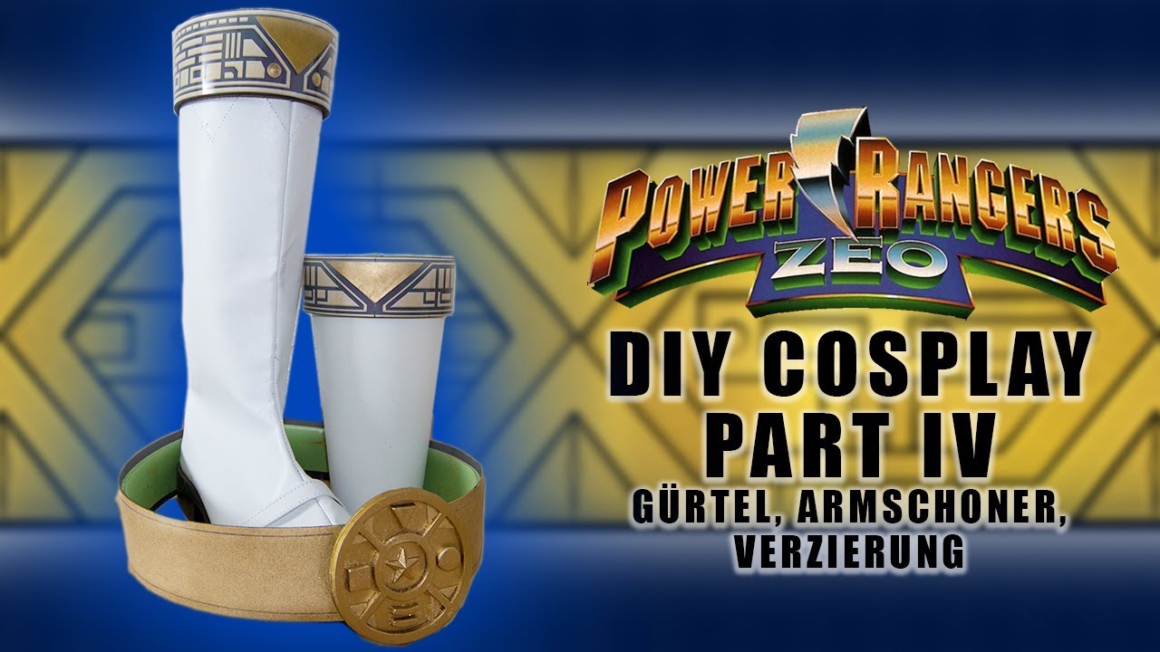 POWER RANGERS ZEO COSPLAY PART 4: Gürtel / Belt etc