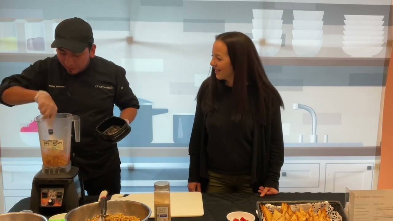 Good Morning, Chef! Chef Walter’s Red Pepper Hummus