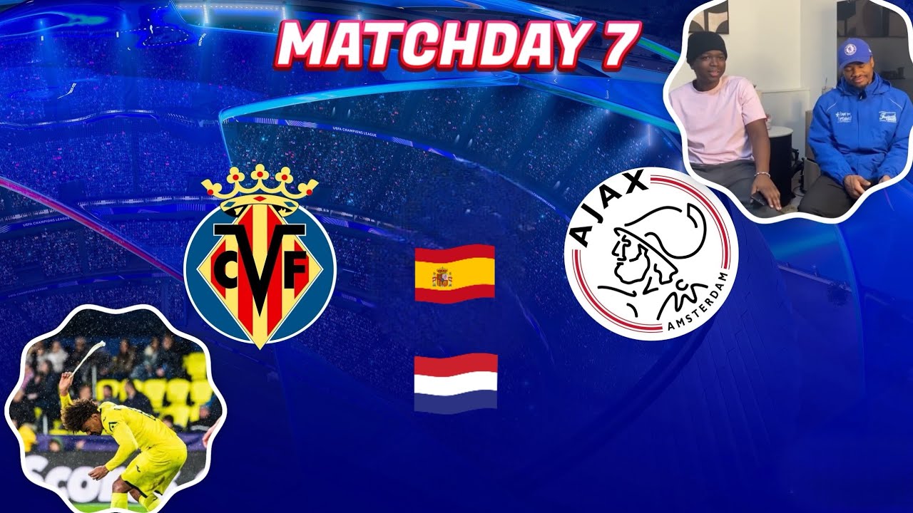 VILLARREAL 1-2 AJAX CHAMPIONS LEAGUE MATCHDAY 7! #UCL #SSDISKI #PREMIOSLALIGA #LALIGAEASPORTS