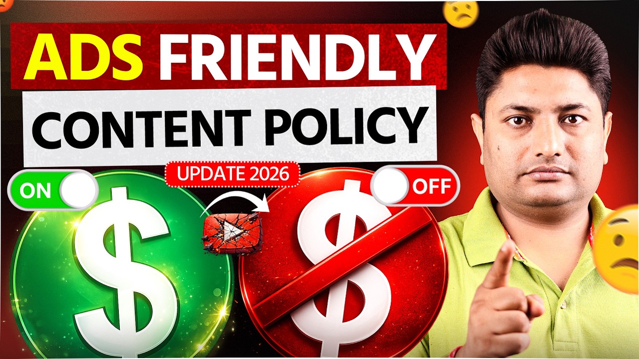YouTube Ads Friendly Content Policy Update 2026: What Videos Will Be Monetized or Demonetized?