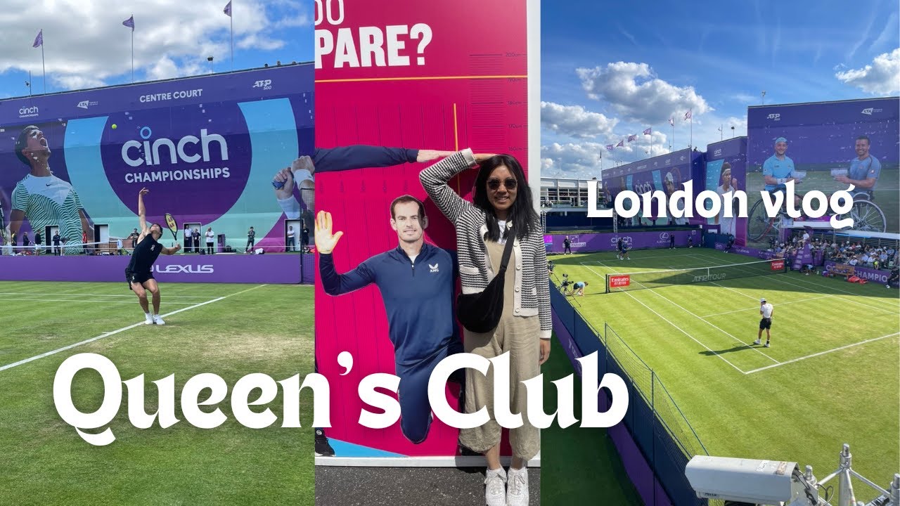 Queen's Club vlog 🎾✨ | in my tennis era