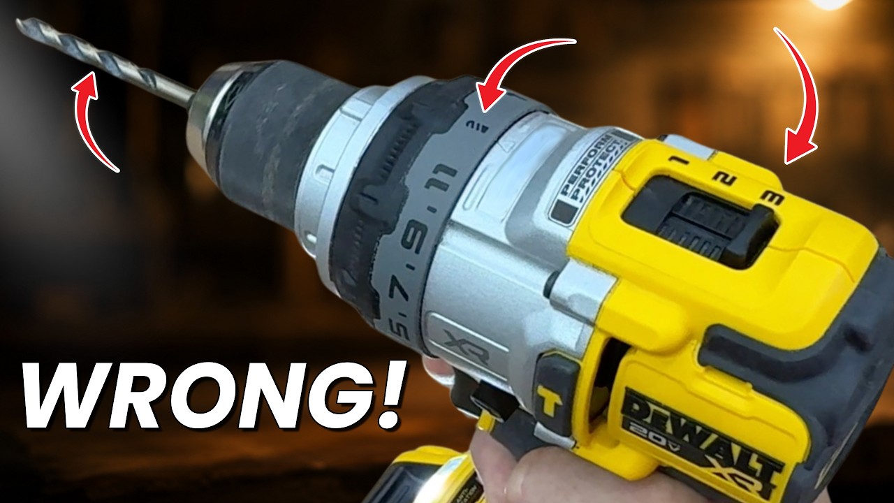 NEVER Use a Drill Like This (Most Beginners Do)