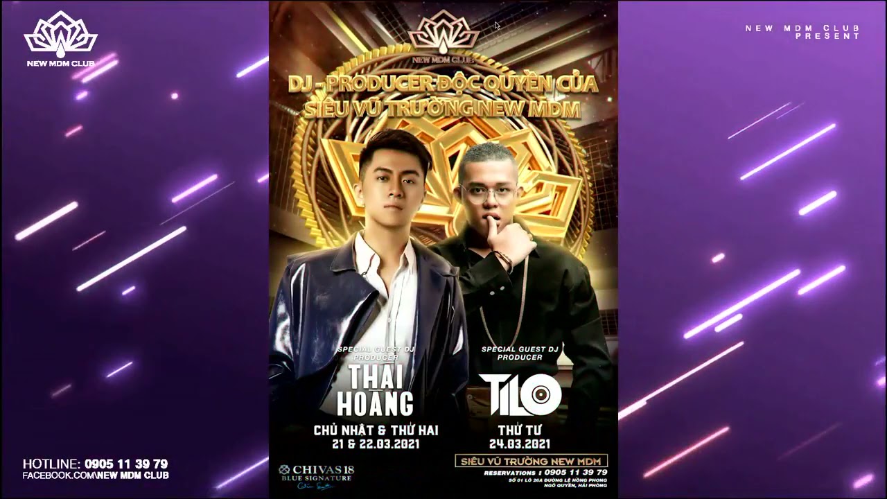 [ New MDM Club ]🚀 𝐍𝐄𝐖 𝐌𝐃𝐌 𝐋𝐈𝐕𝐄 - #ONAIR​⚡️ Dj Thái Hoàng | Chủ Nhật  - 21/03/2021