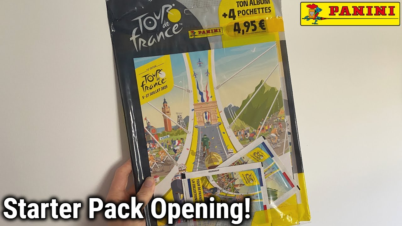 Starter Pack Opening! - Panini Tour De France 2025 Sticker Collection!