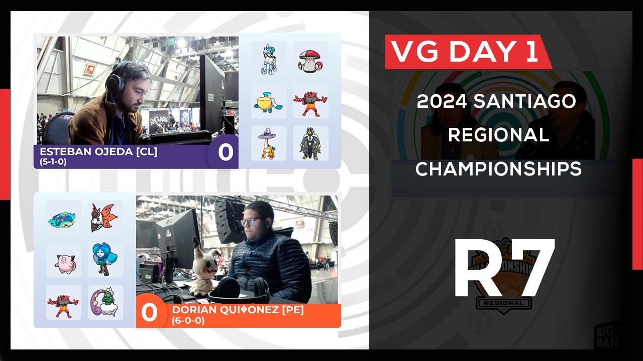 Esteban Ojeda Vs Dorian Quiñonez - Pokémon VGC Masters R7 | 2024 Santiago Regional Championships