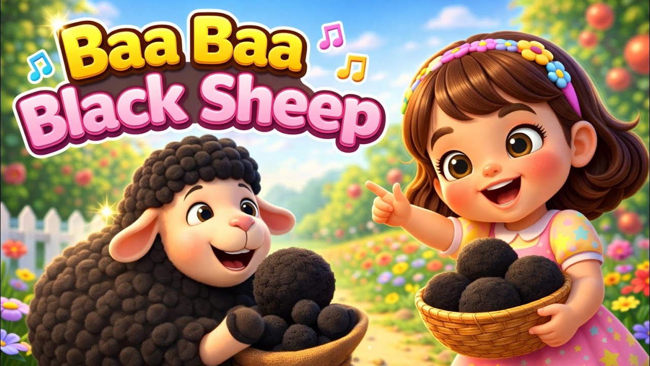 Baa Baa Black Sheep | Nursery Rhymes & Kids songs @ Mishitoonland 
