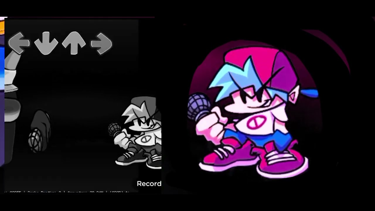 FNF Vs Black imposter mod Defeat v1