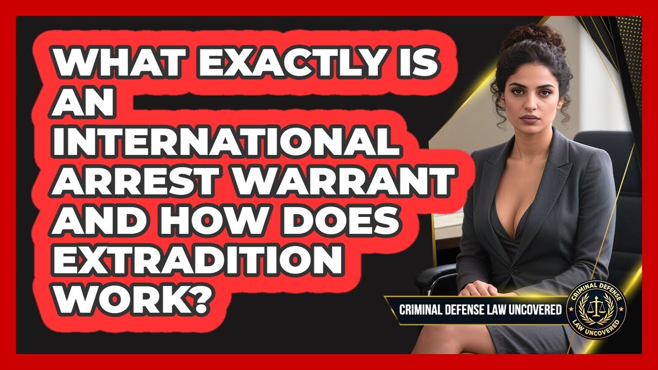 What Exactly Is An International Arrest Warrant And How Does Extradition Work?