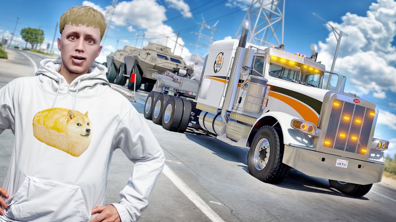 KARL-HEINZ das KIND fährt den SCHWERTRANSPORTER! 😱 | GTA 5 RP Real Life Online