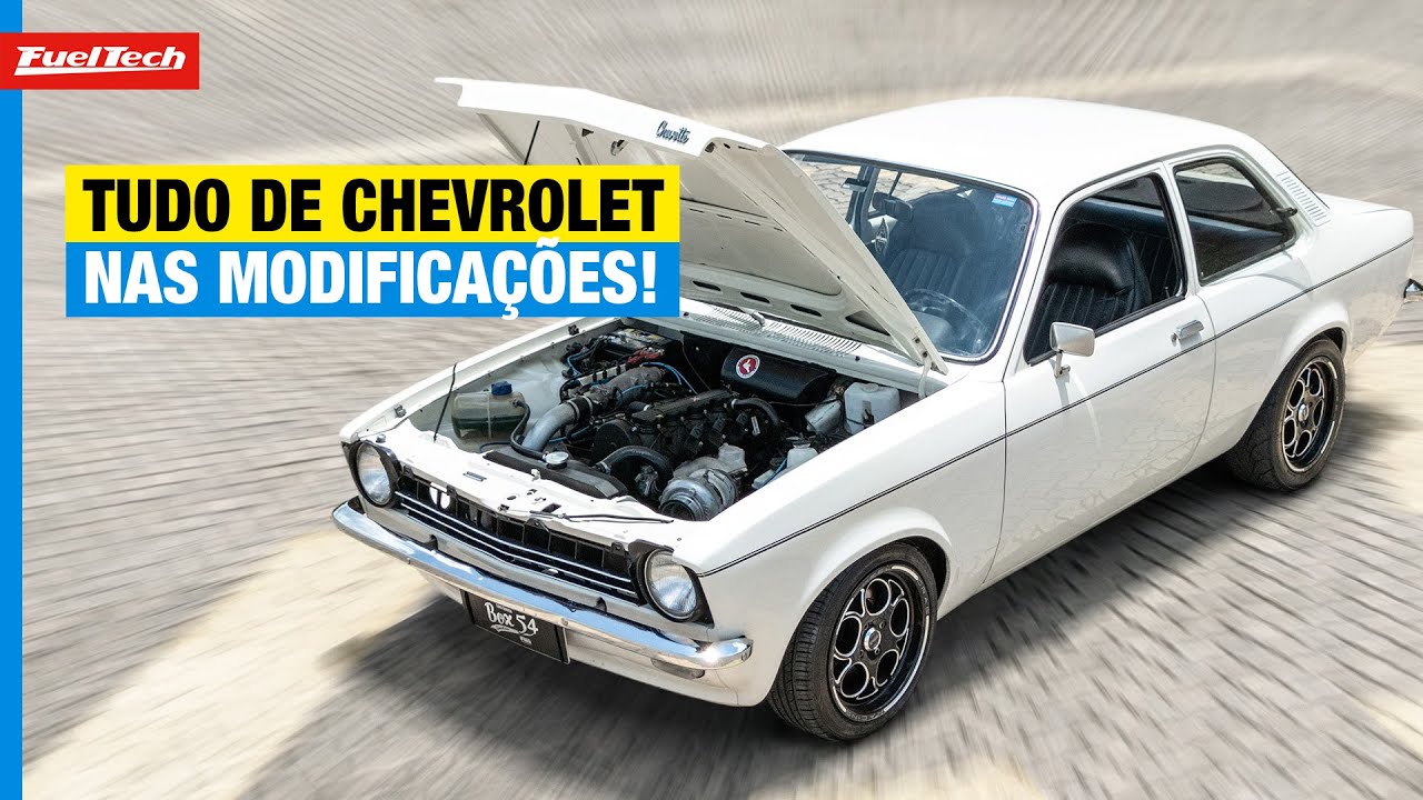 Chevette ganhou motor moderno, câmbio de Omega e passa dos 300cv!