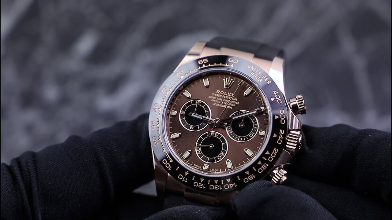 Rolex Cosmograph Daytona Everose 116515LN Choco Dial Unboxing & Presentation