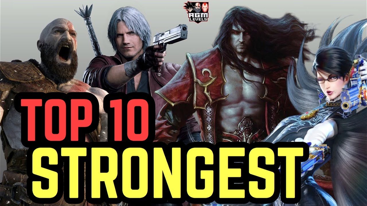TOP 10 STRONGEST VIDEOGAMES CHARACTERS OF ALL TIME - AGM LEVELS